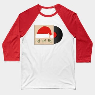 Vintage Christmas Vinyl | Gift Ideas | Santa Hat Baseball T-Shirt